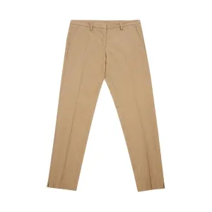 Lardini Elegant Brown Cotton Trousers for Women