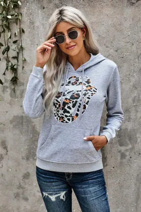 Leopard Lips Hoodie