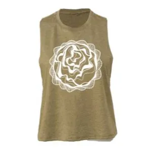 Lettuce Head Tank Top Heather Olive