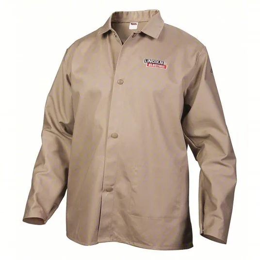 Lincoln Electric KH840L Khaki FR Welding Jacket Large