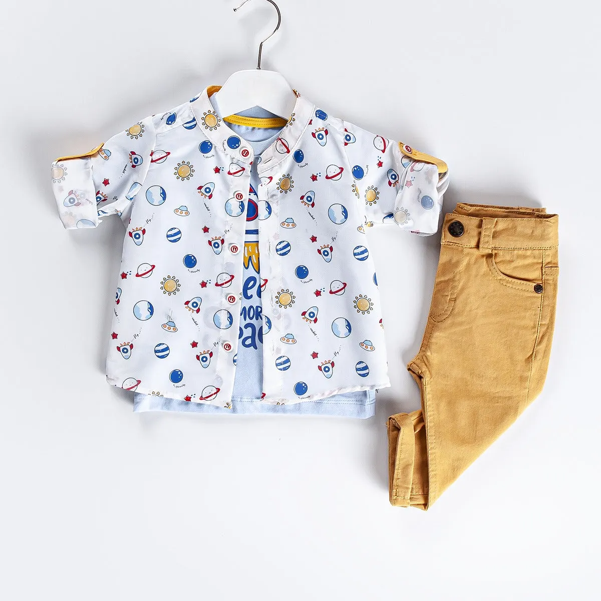 Little Astronaut Boys Casual Set