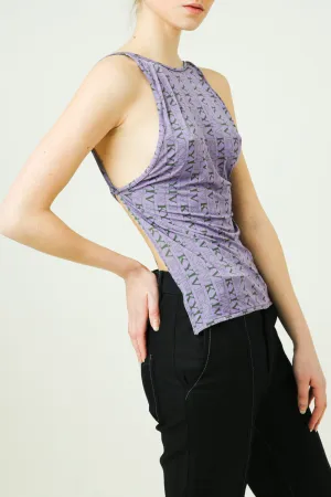 Loose tank top with thin straps