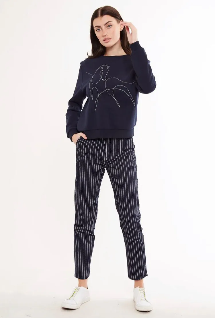 Louche Jan Cheval Embroidered Sweatshirt