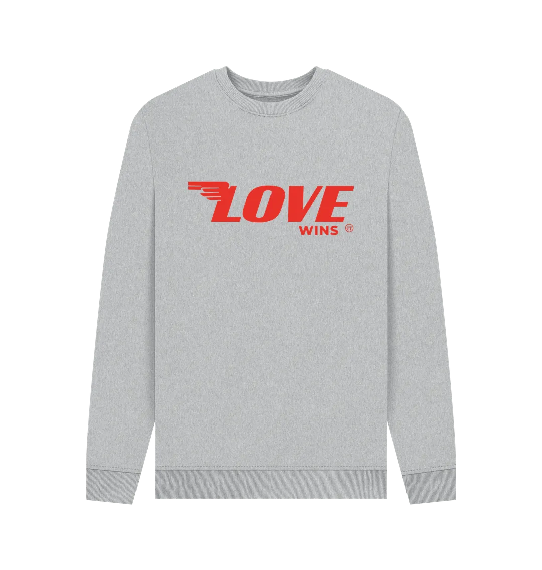 Love Wings remill sweat. Grey, Black, Blue