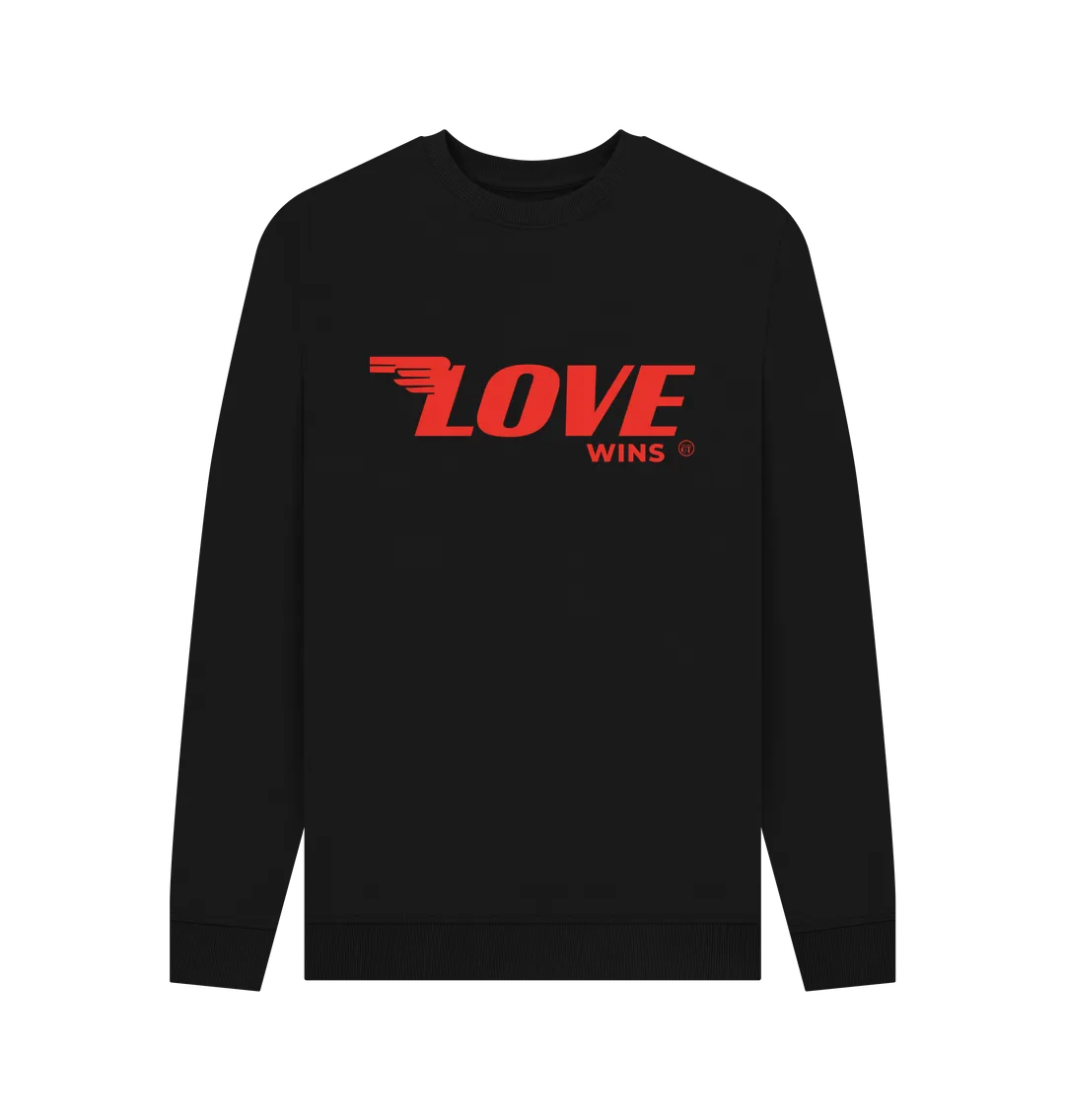 Love Wings remill sweat. Grey, Black, Blue