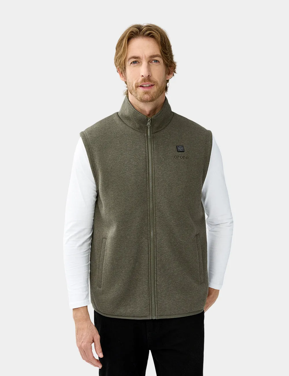 Men's Heated Fleece Vest - New Colours