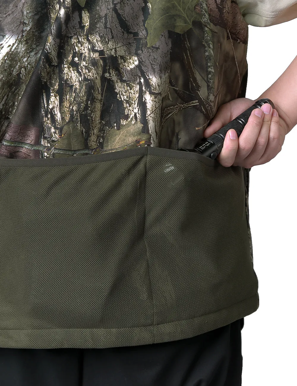 Men's Heated Hunting Vest - Camouflage, Mossy Oak Country DNA