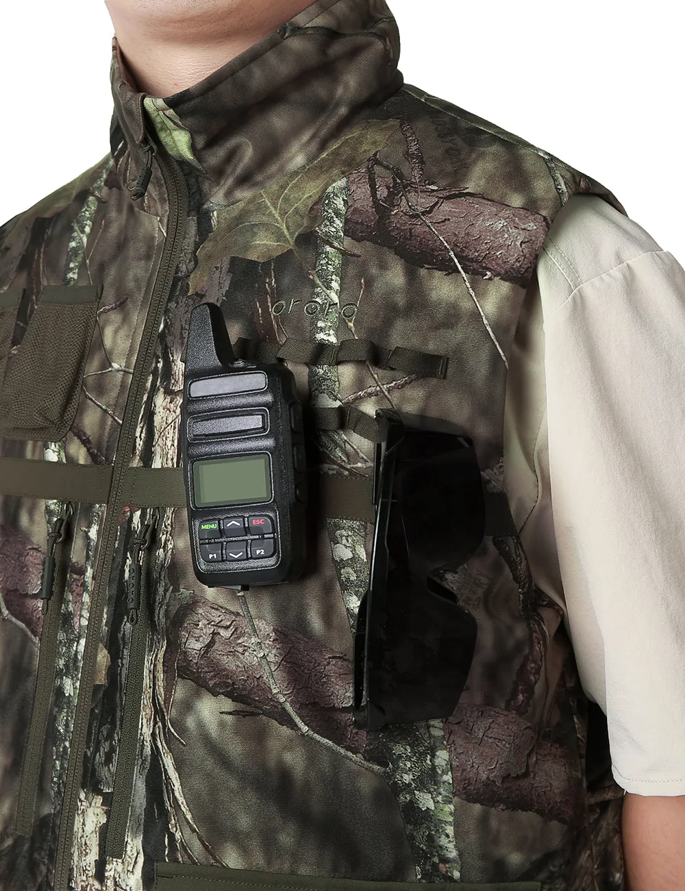 Men's Heated Hunting Vest - Camouflage, Mossy Oak Country DNA