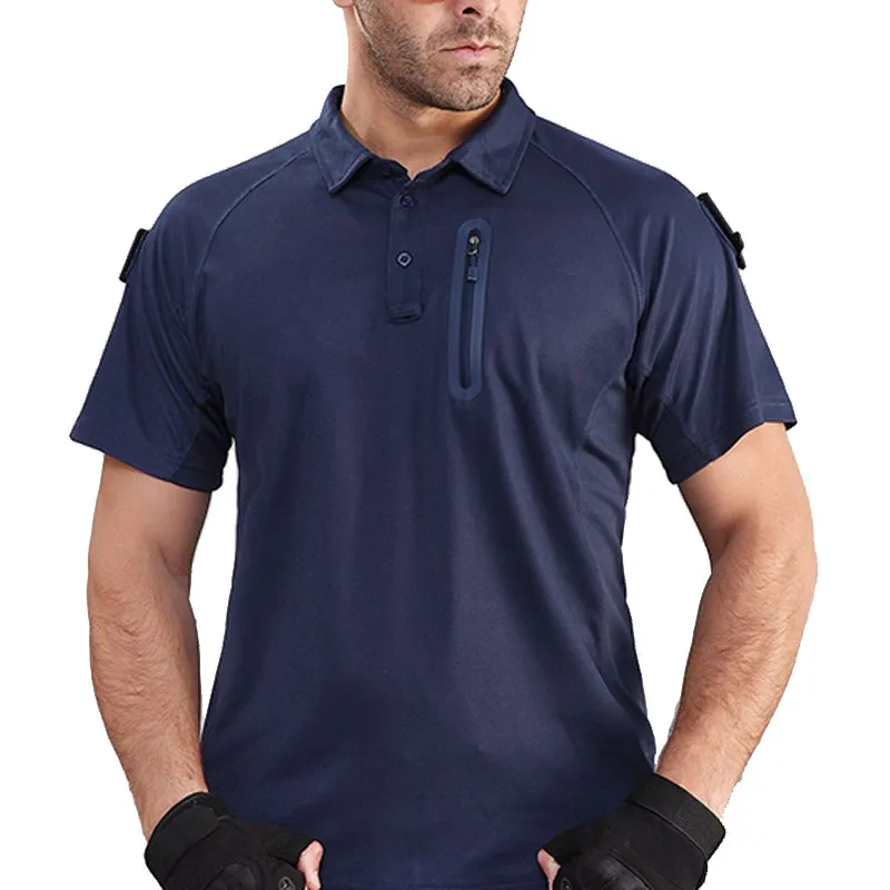 Men's Short Sleeve Quick Dry Battle Top kahki