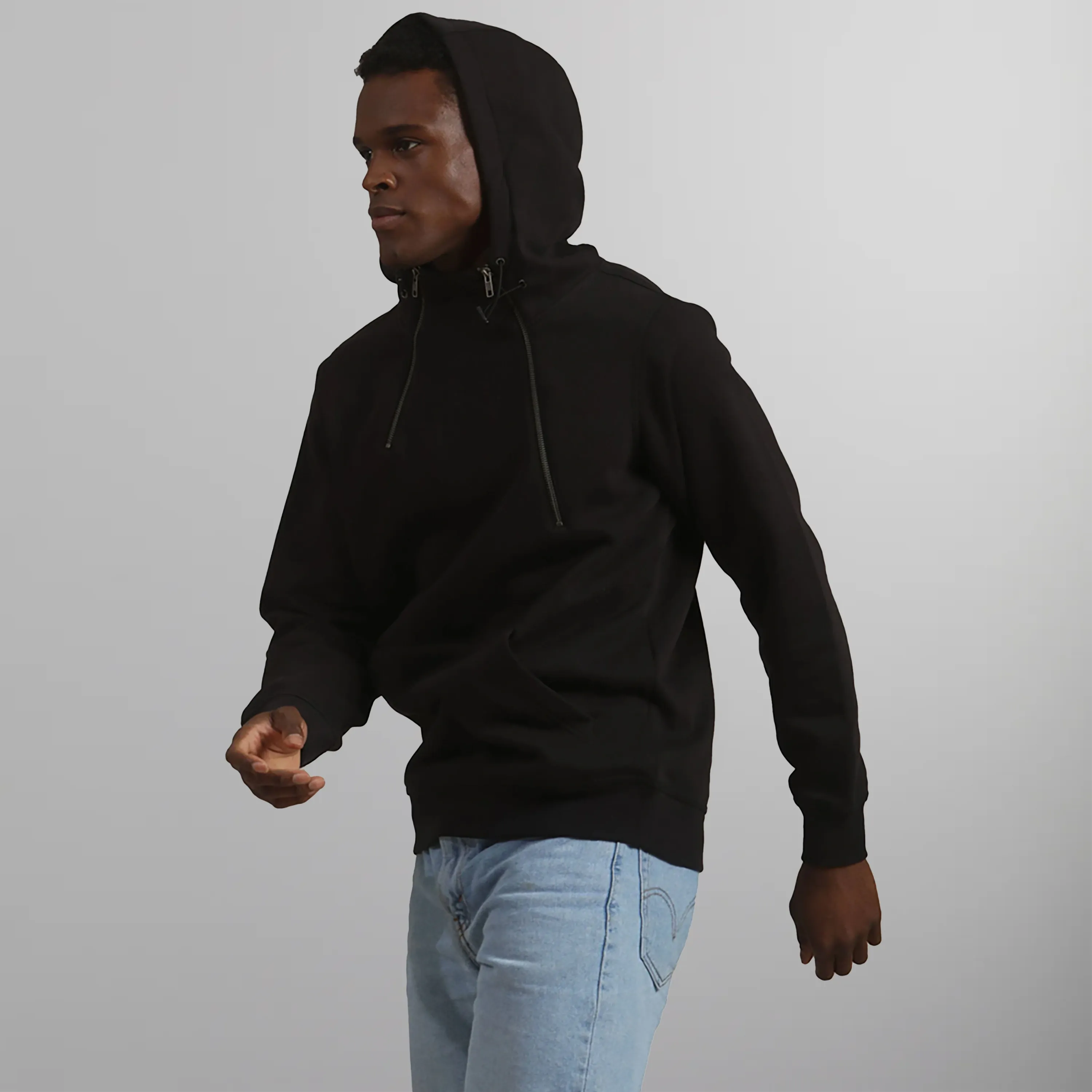 Men's Taylor Double Zipper Pullover Hoodie