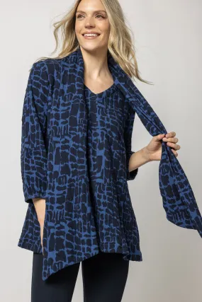 Metro Weave Tunic with Scarf