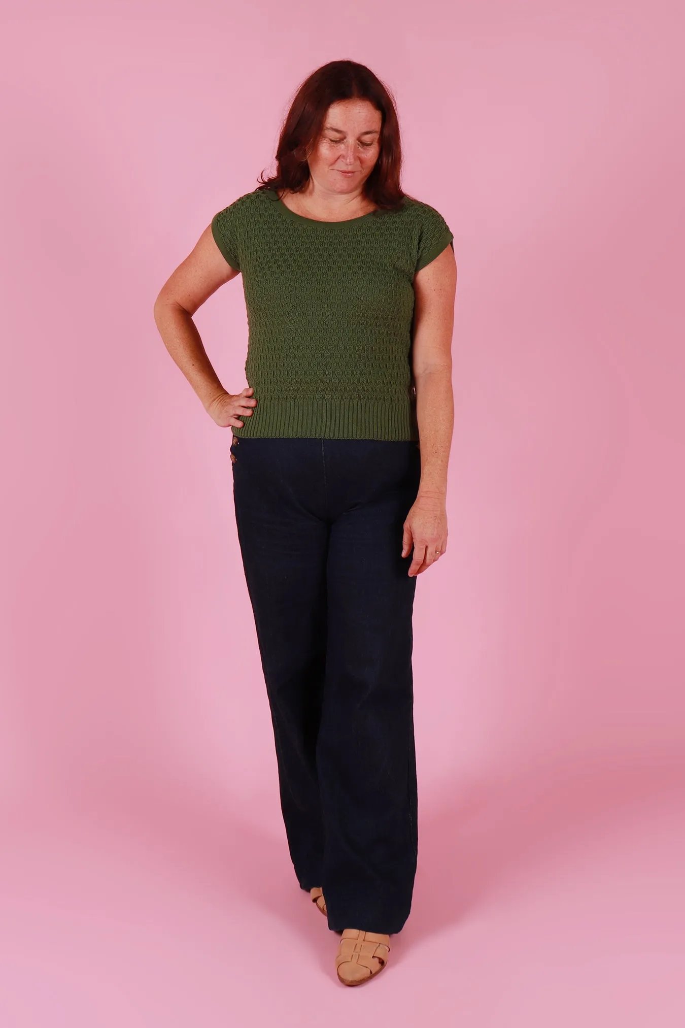 Michelle Knit Top Pickle