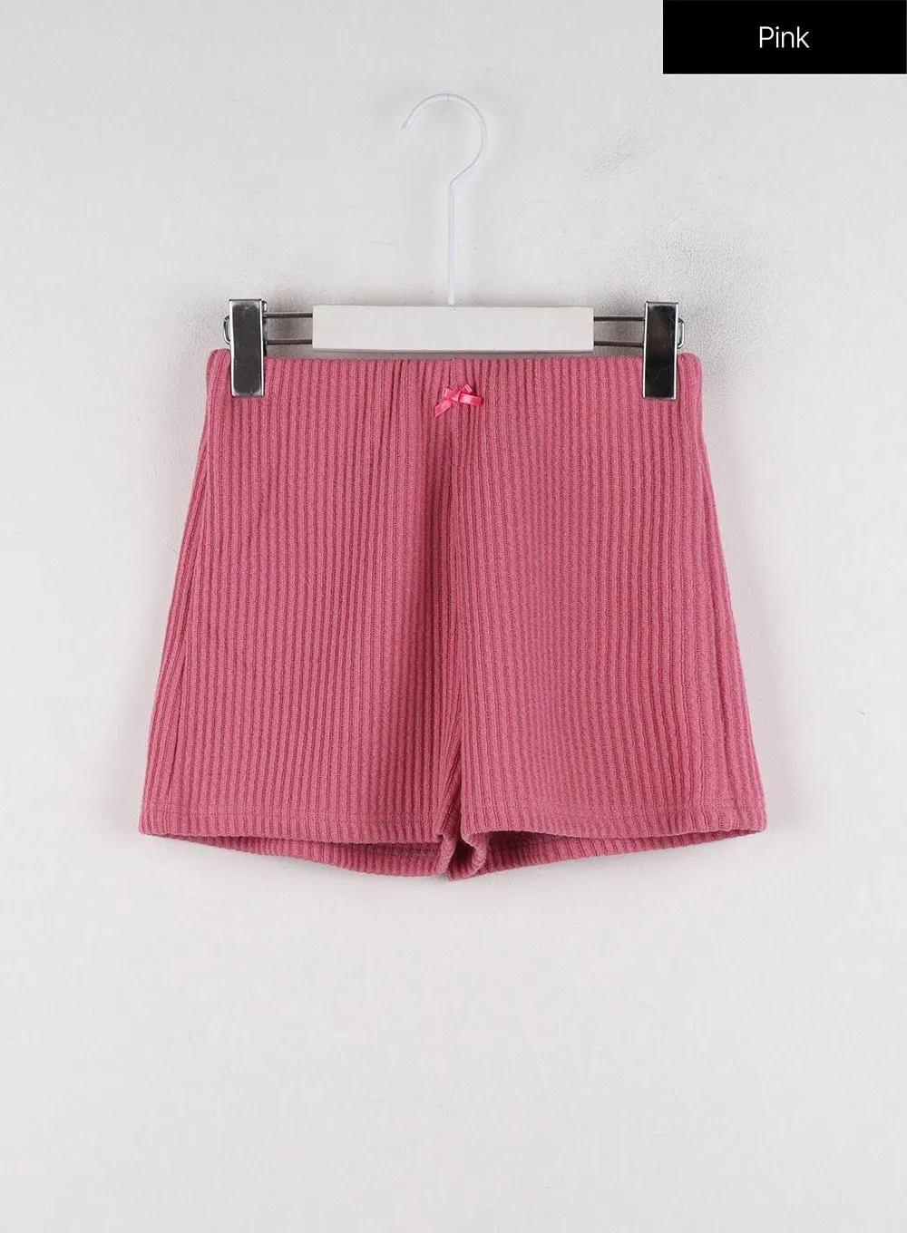 Mid Elastic Ribbon Band Corduroy Shorts ID313