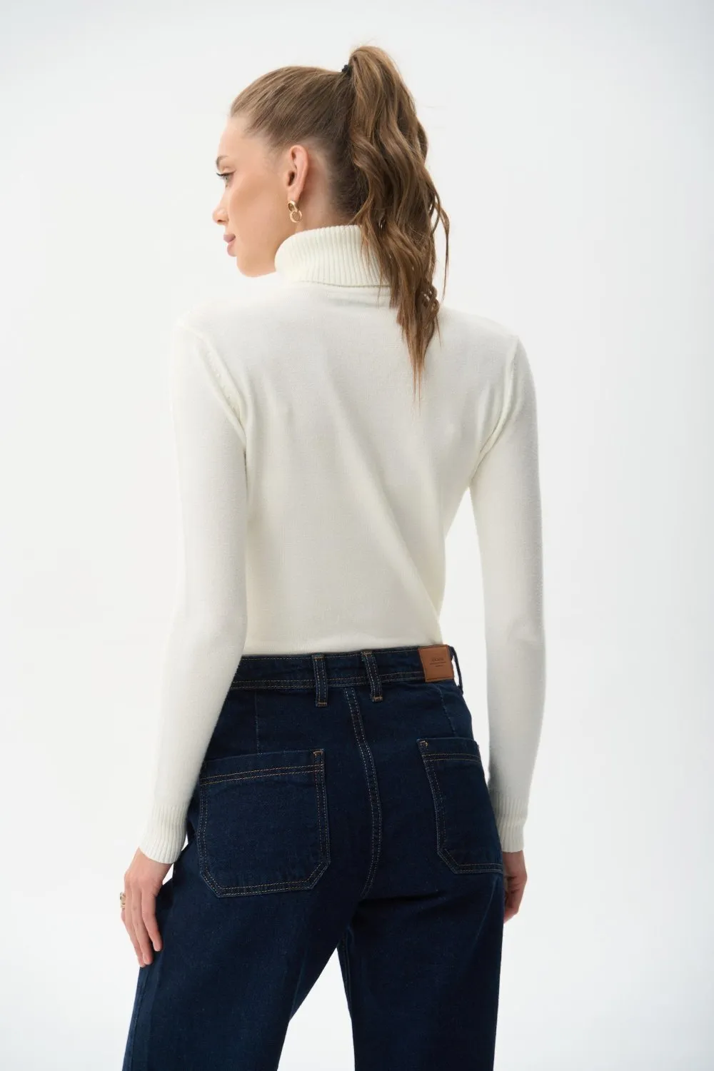 Milk Basic Knit Turtleneck Sweater