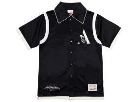 Mitchell & Ness x Waraire Full Snap Shooting Shirt in Black