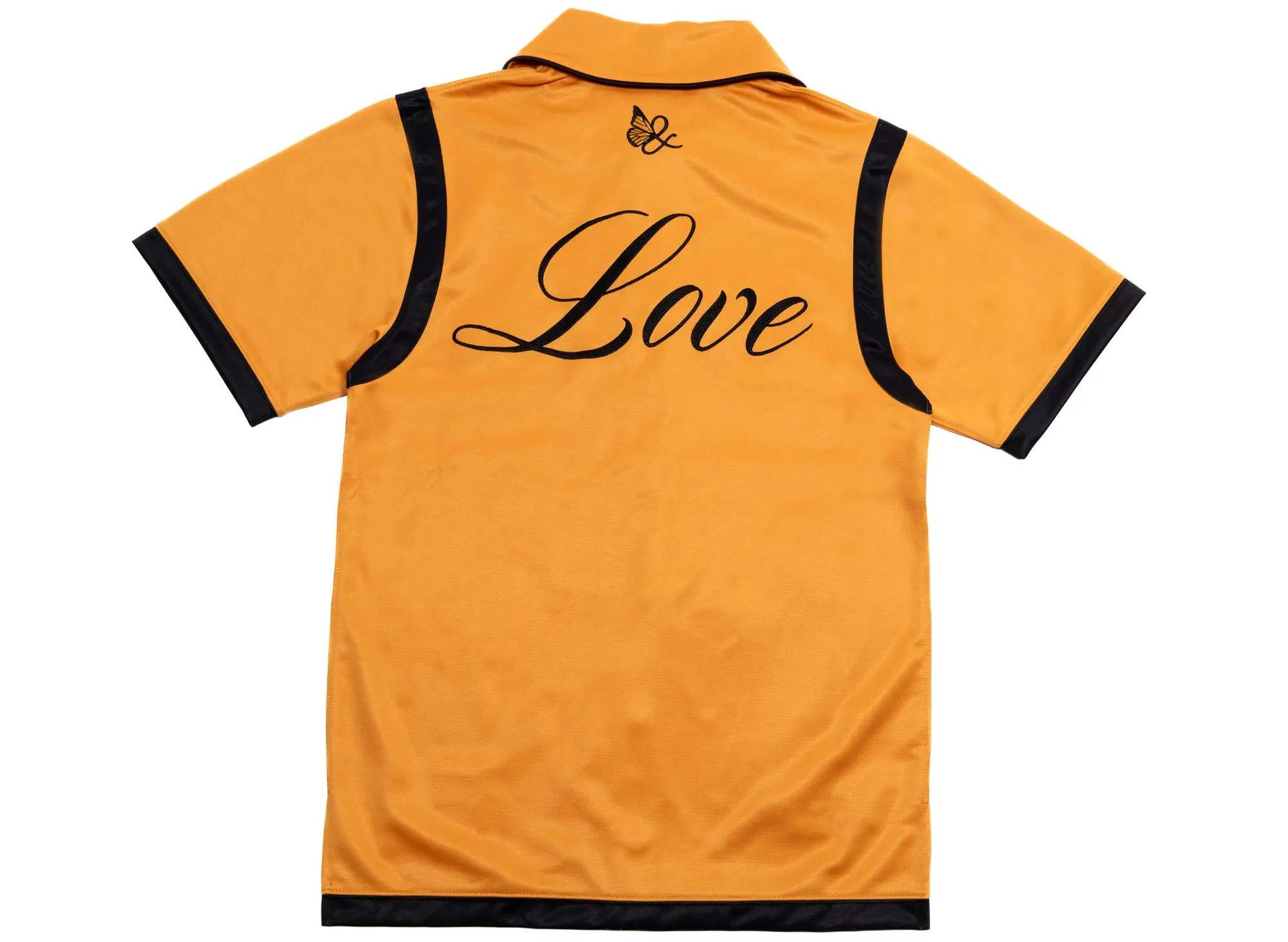 Mitchell & Ness x Waraire Full Snap Shooting Shirt in Orange