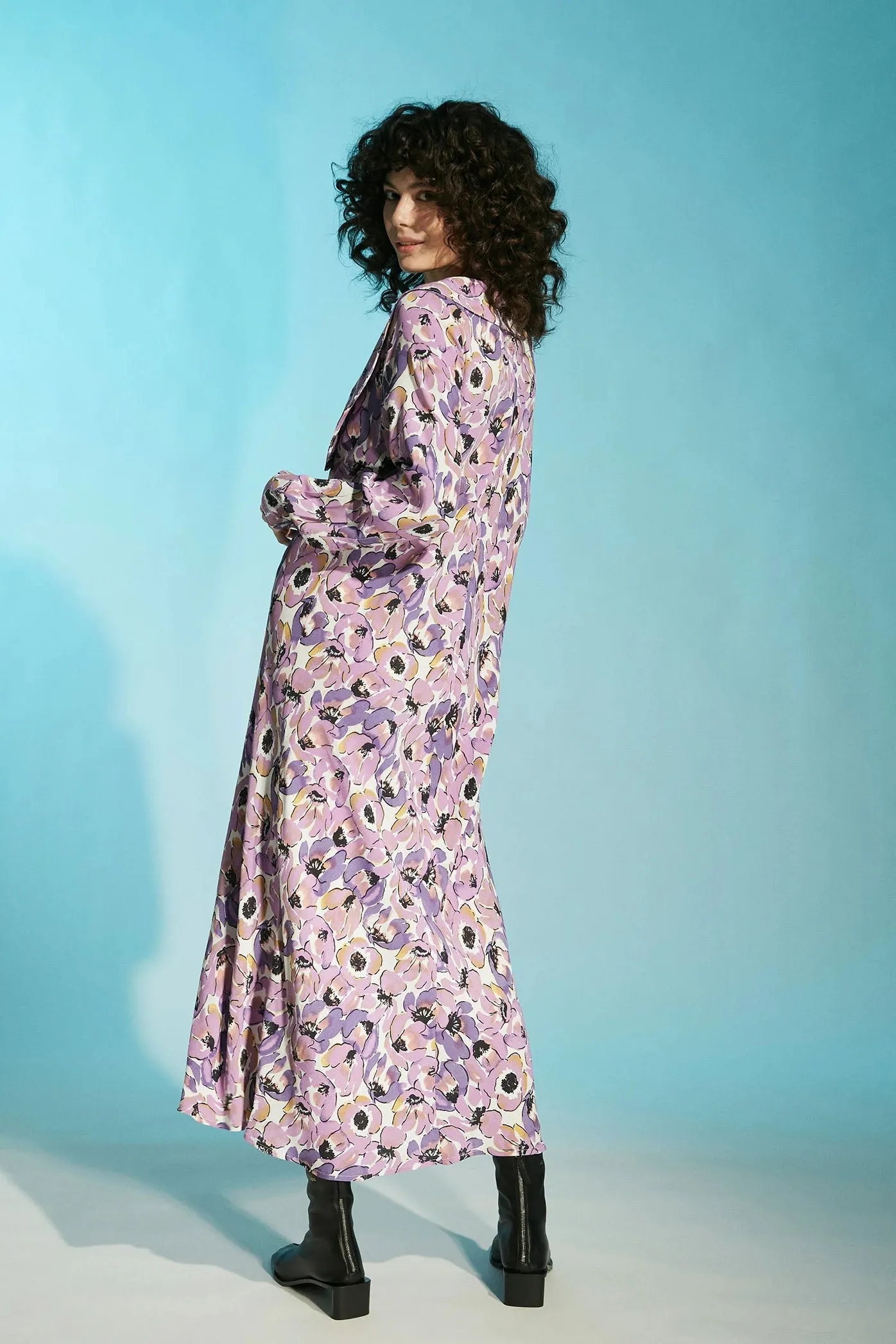 Moon Rocks Dress - Lilac Floral