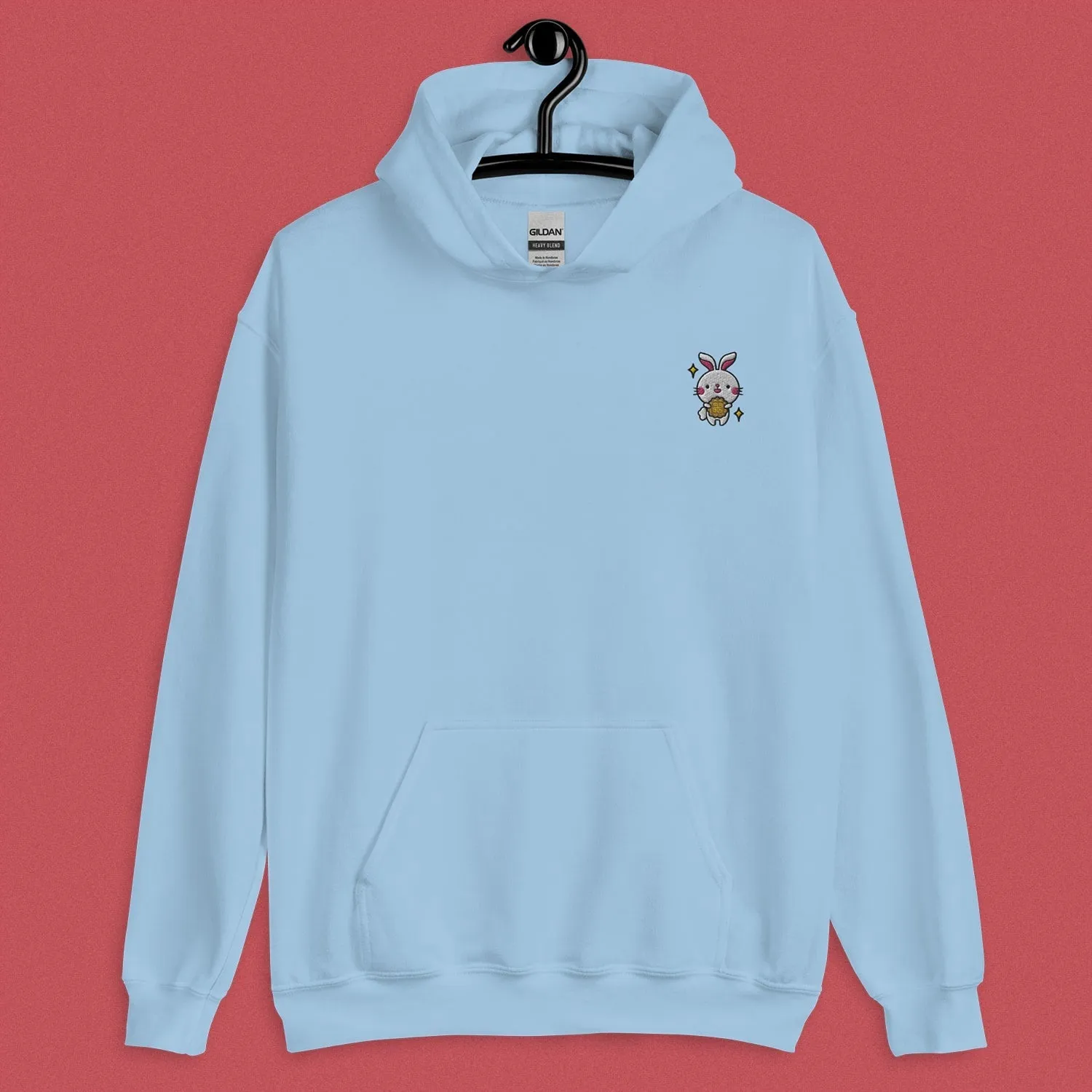 Mooncake Rabbit Embroidered Hoodie