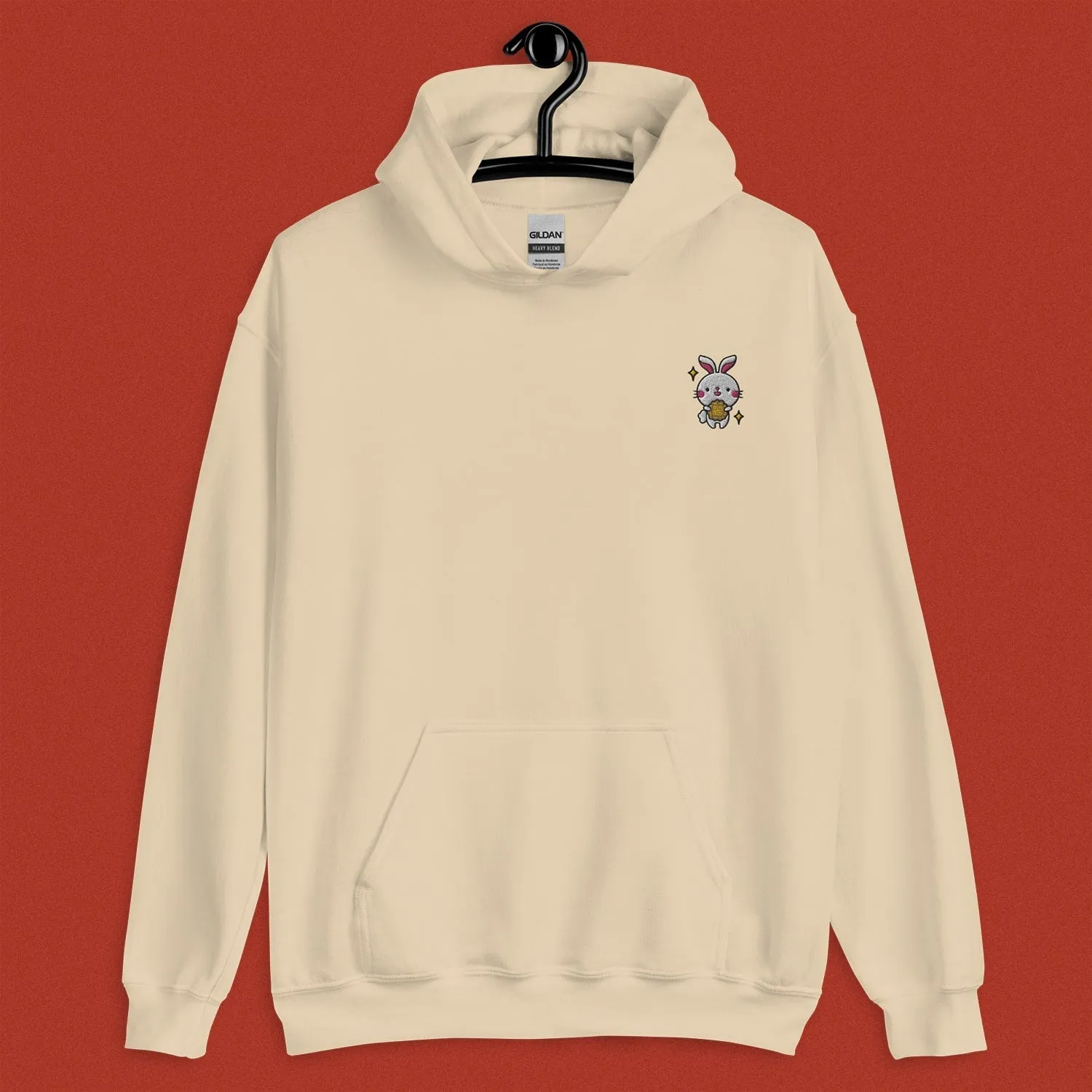 Mooncake Rabbit Embroidered Hoodie