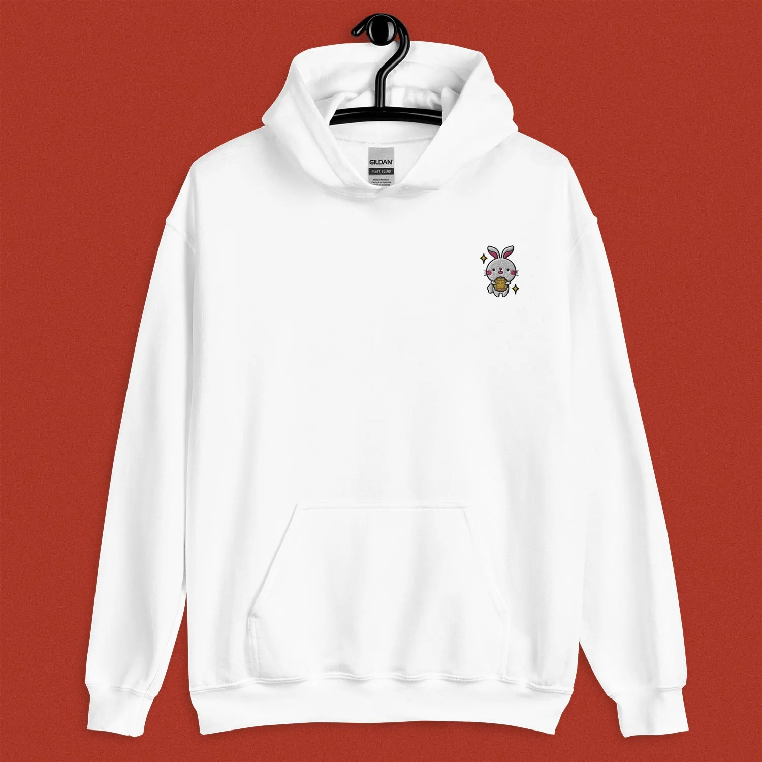 Mooncake Rabbit Embroidered Hoodie