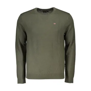 Napapijri Green Fabric Men Sweater