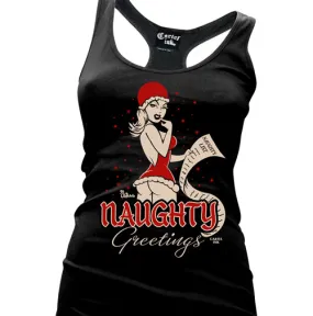 Naughty Greetings Women's Racer Back Tank Top