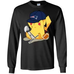 Nfl - New England Patriots Pikachu Super Bowl 2019 Football Men Long Sleeve Shirt