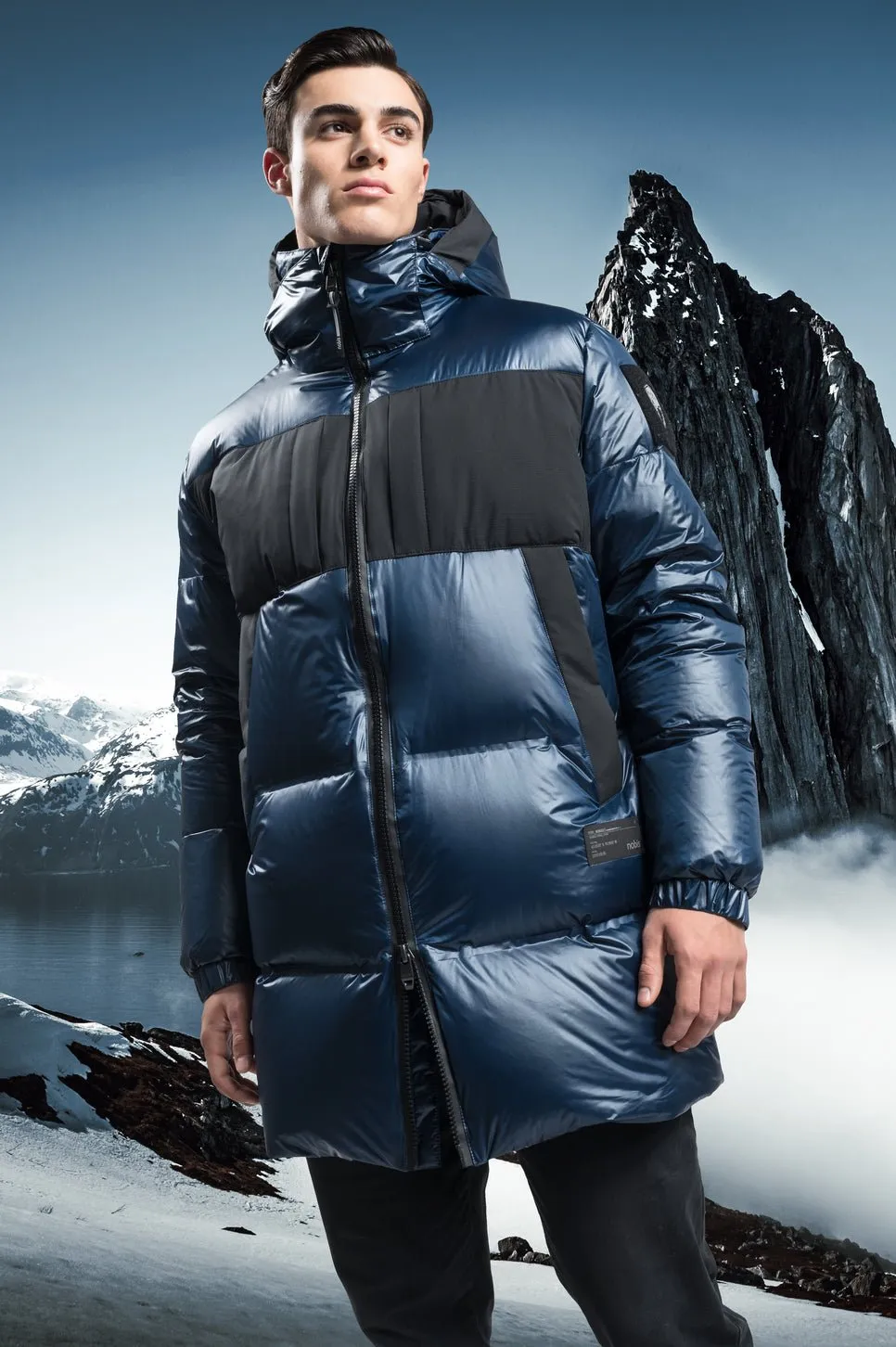 NOBIS NEELIX - Men's Long Puffer Jacket