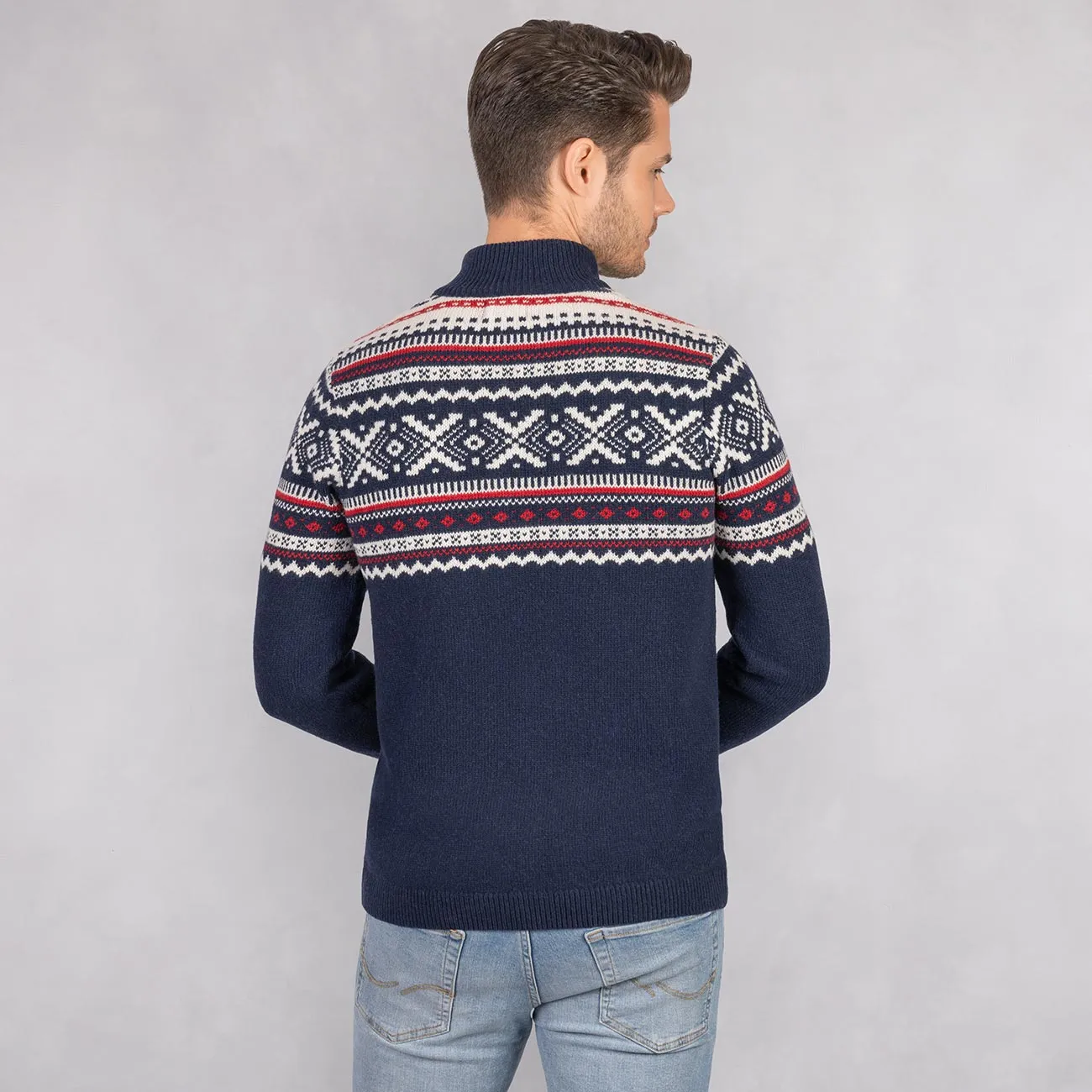 Nordic Sweater Zip Men