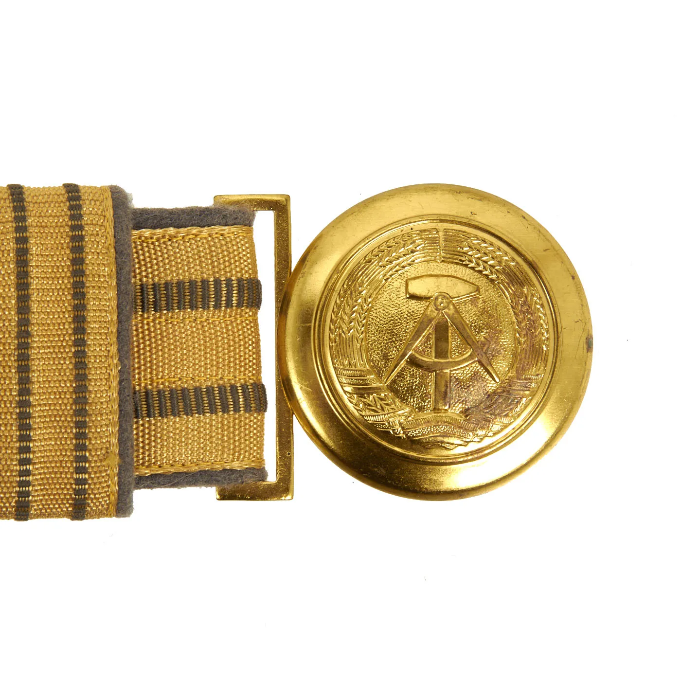 Original German Cold War Era East German National People’s Army NVA General Officer’s Brocade Belt With Buckle - Nationale Volksarmee