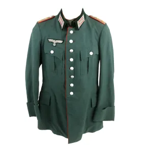 Original German WWII Heer Artillery Hauptmann Officer's M36 Field Uniform Tunic