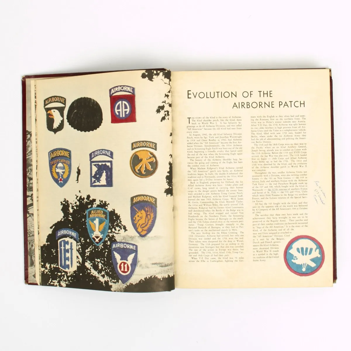 Original U.S. WWII Named 82nd Airborne 460th Artillery Grouping - Ray W. Wilson