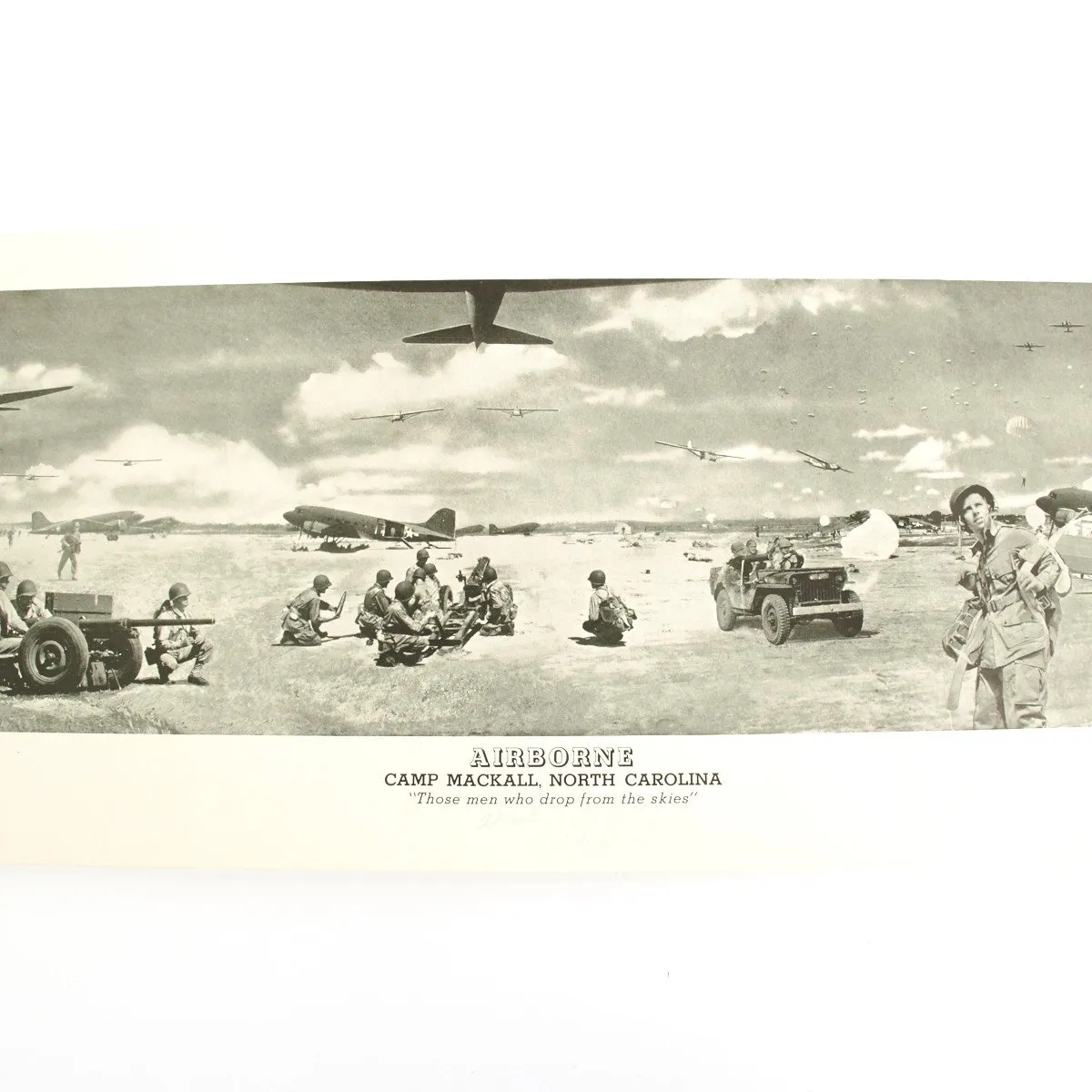 Original U.S. WWII Named 82nd Airborne 460th Artillery Grouping - Ray W. Wilson