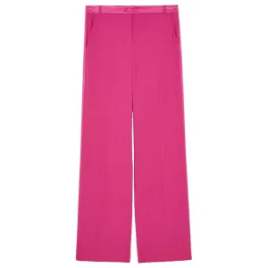 Patrizia Pepe Elegant Fuchsia Palazzo Trousers