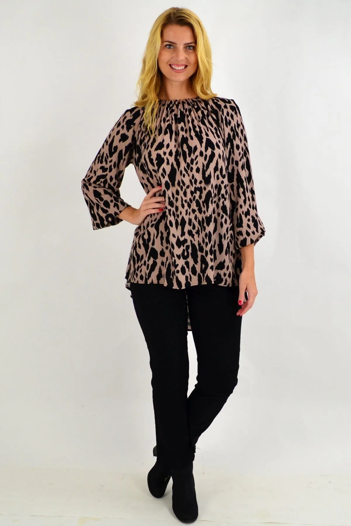 Peasant Style Atrium Tunic Top