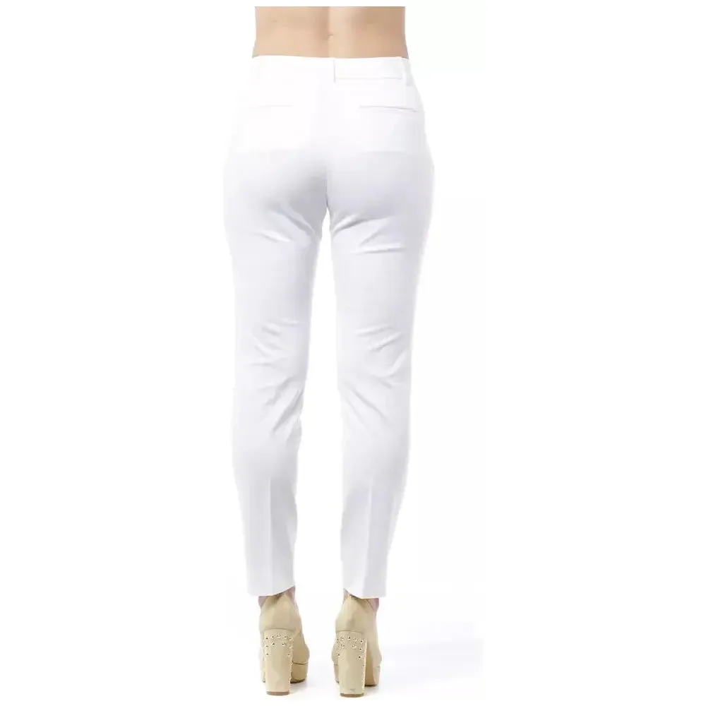 Peserico Chic High Waist Cigarette Leg Trousers