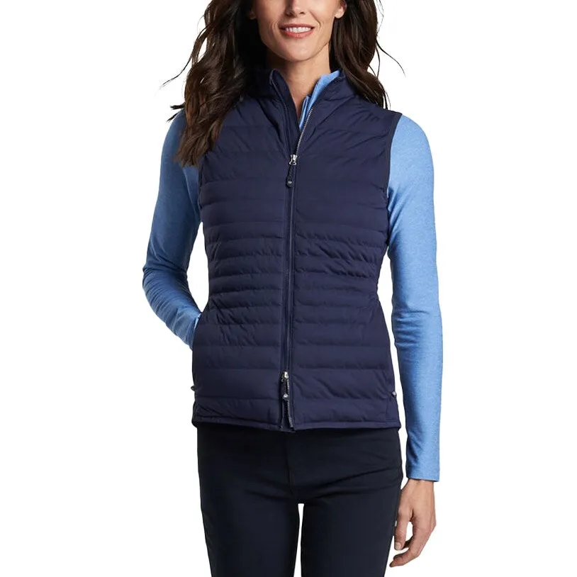 Peter Millar Women's Fuse Hybrid Golf Vest - Navy