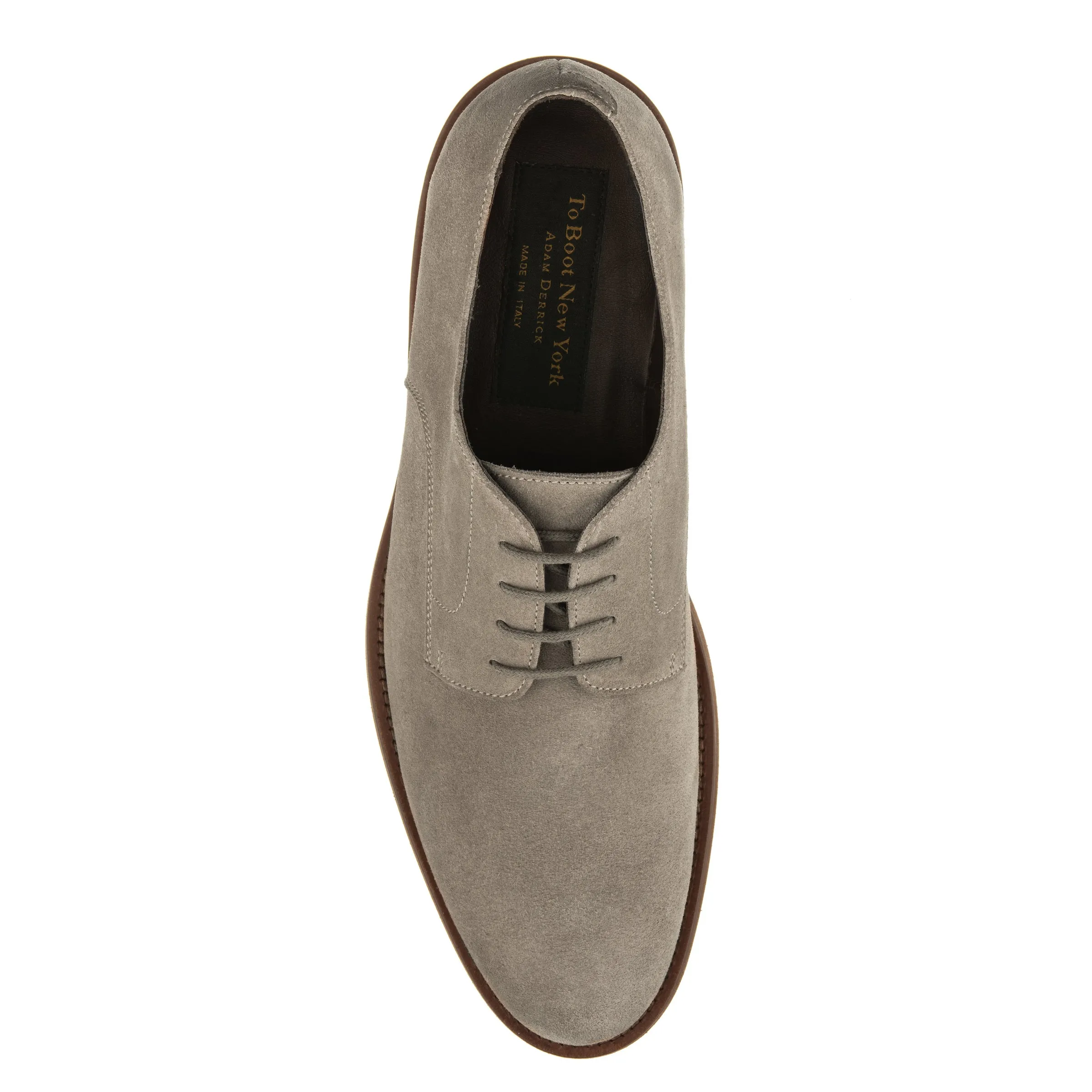 Peterson Taupe Suede Derby Lace Up