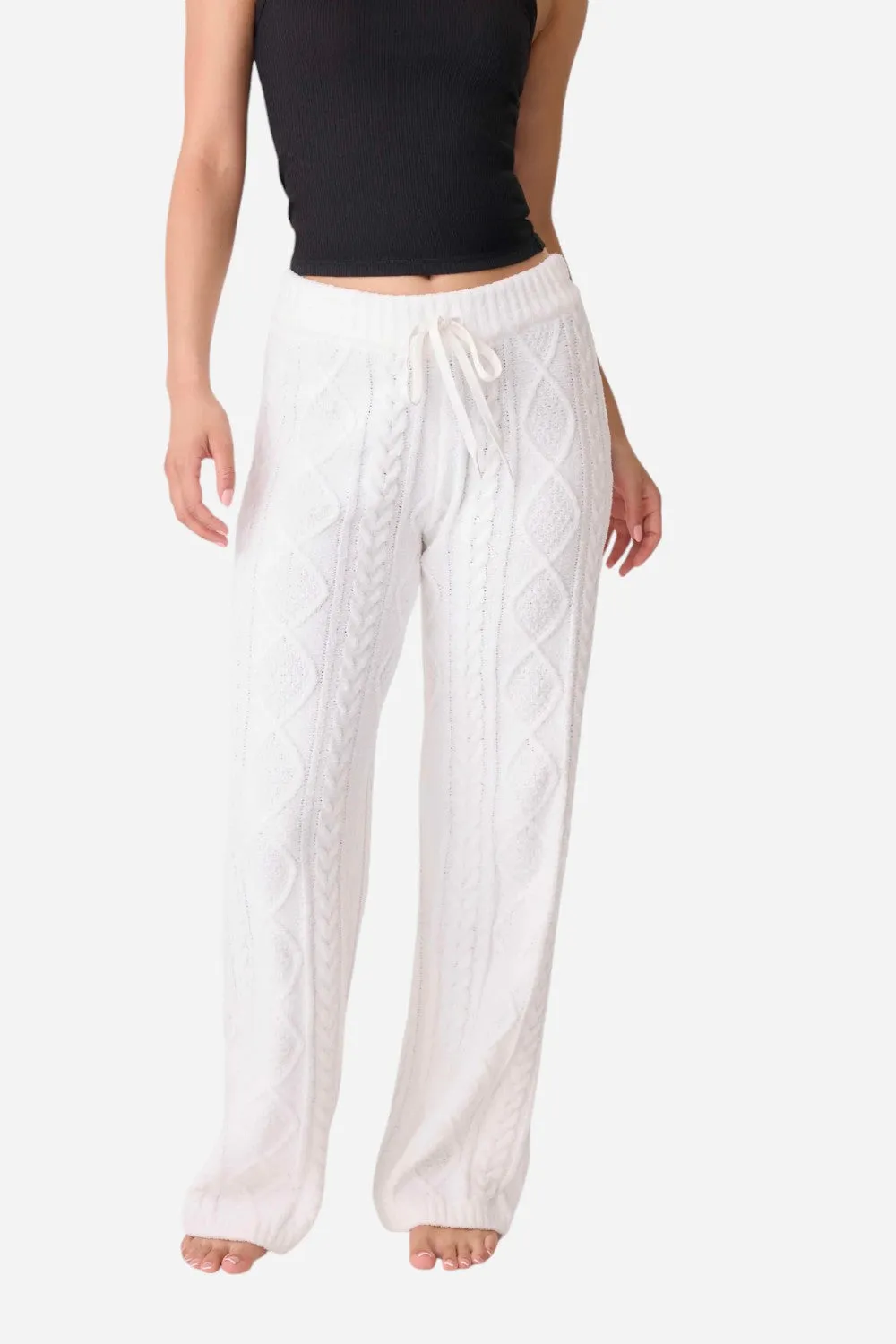 PJ Salvage Pant Cable Crew Ivory