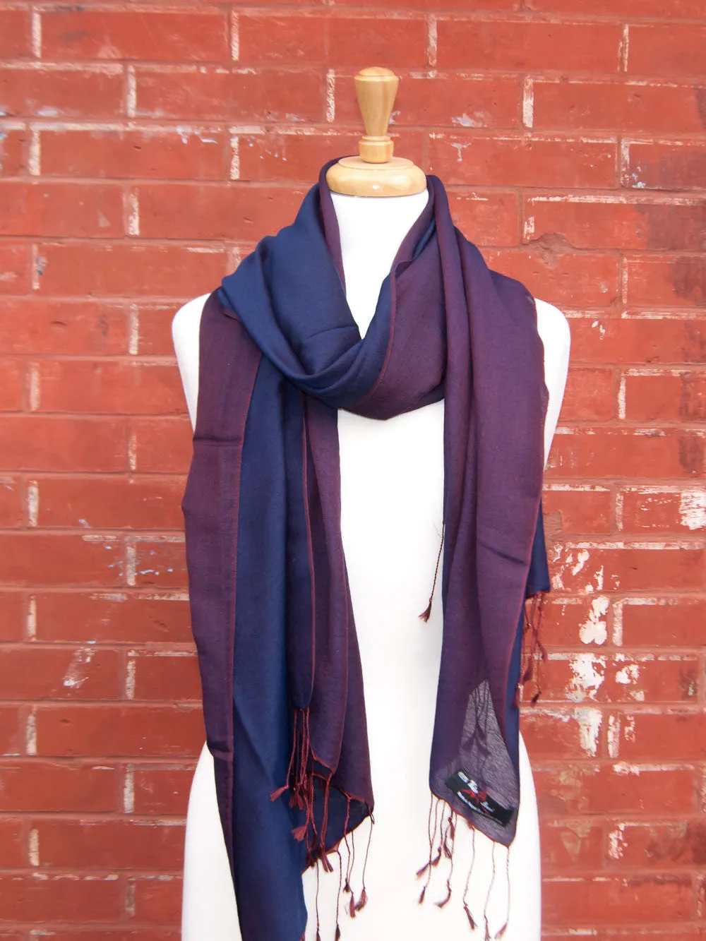 Purple Water Shawl Scarf