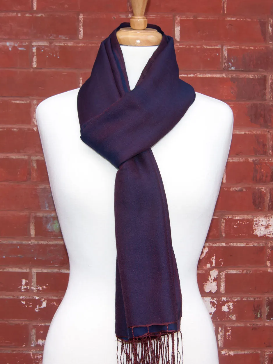 Purple Water Shawl Scarf