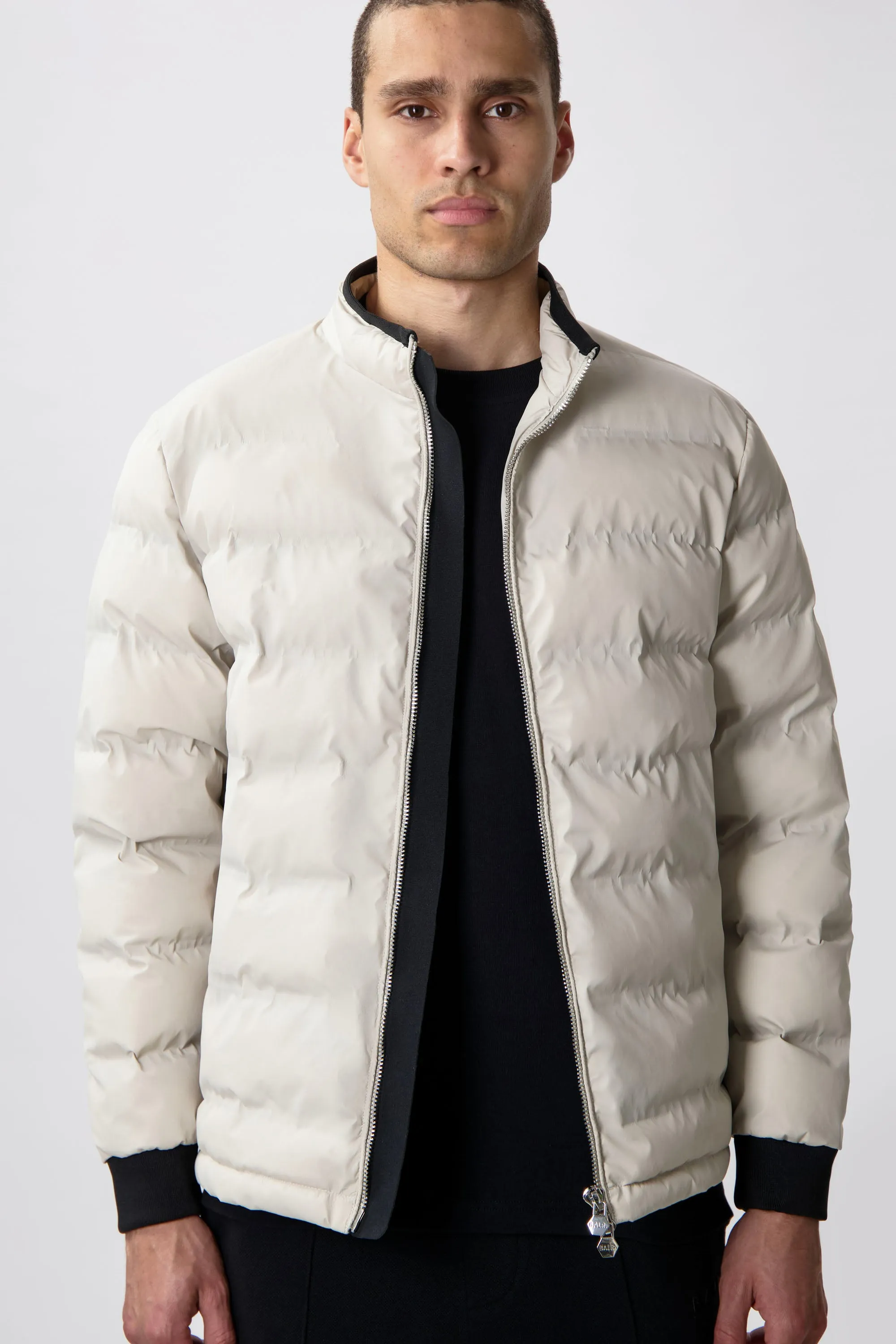 Q-Series Regular Fit Puffer Jacket Silver Lining