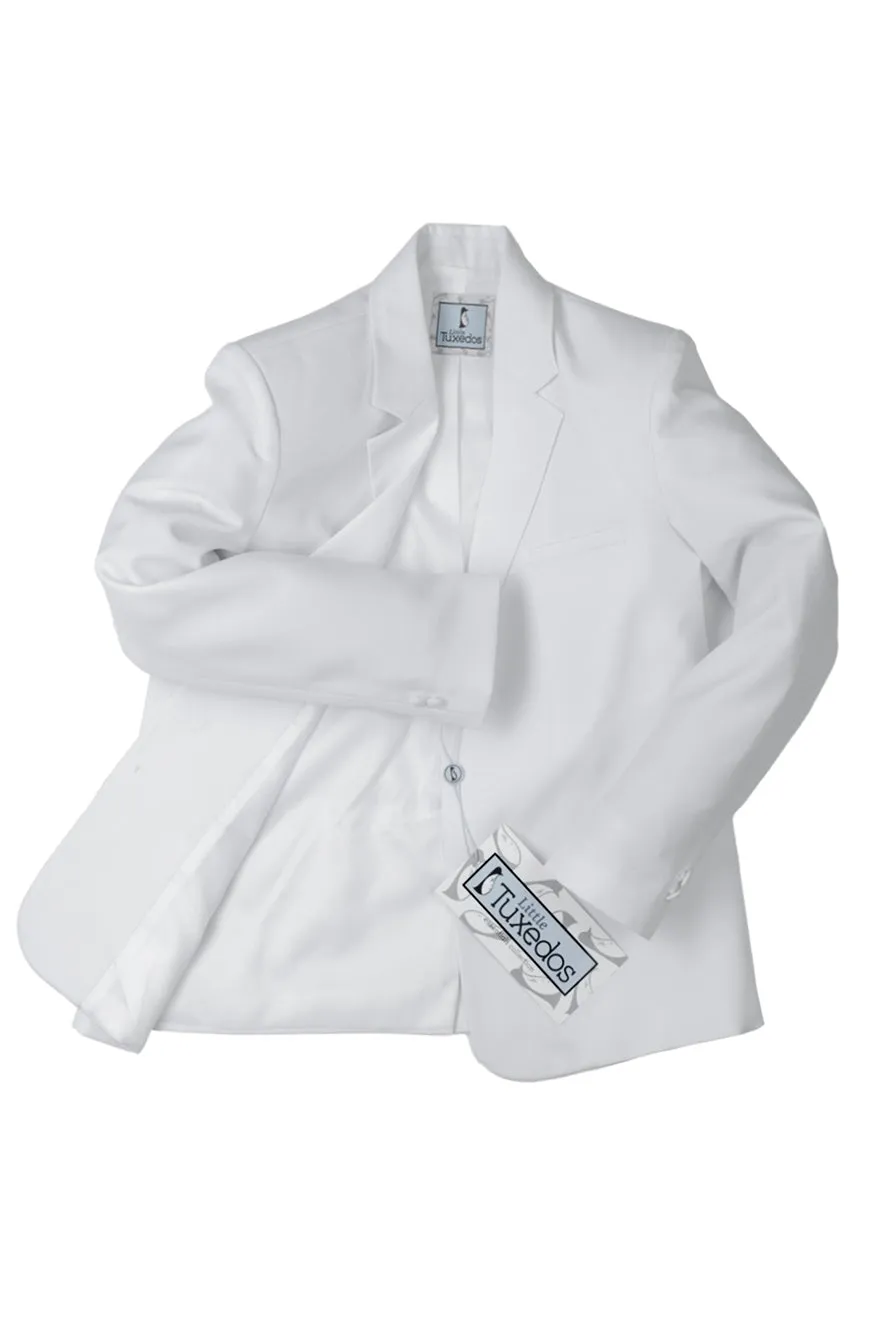 "Mason" Kids White Suit (5-Piece Set)