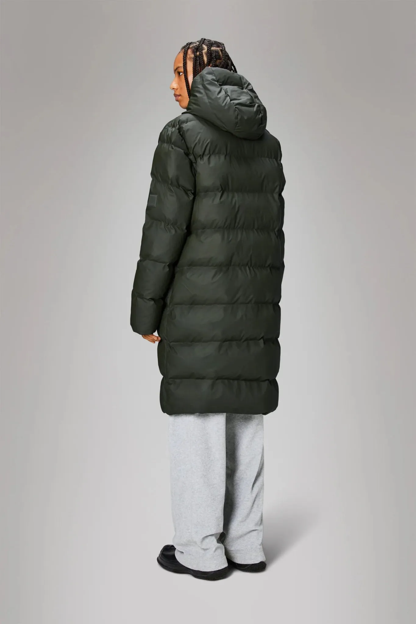 RAINS ALTA Longer Puffer Jacket W3T4