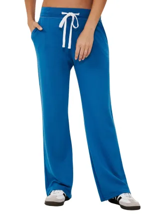 Raven Fleece Full Length Sweatpant, Stone Blue