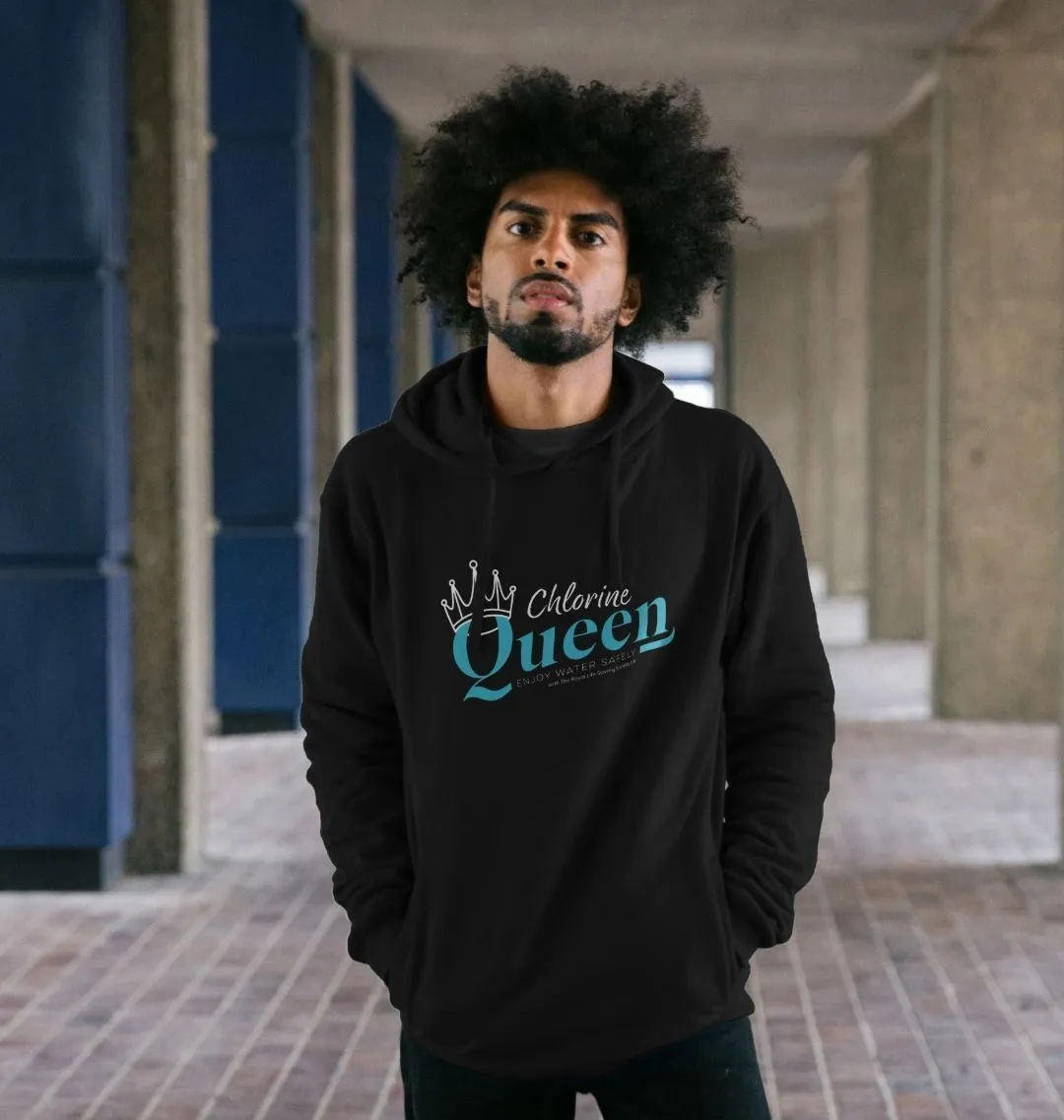 RLSS UK | Chlorine Queen Design Men's Hoodie | 100% Organic Cotton Hoodie