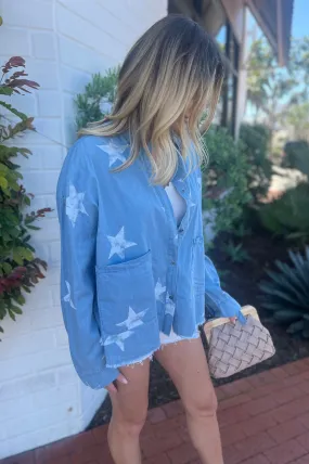 Rodeo Girl Chambray Star Shirt