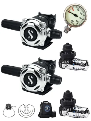 Scubapro MK25 Evo / A700 Backmount Tech Diver Regulator Set