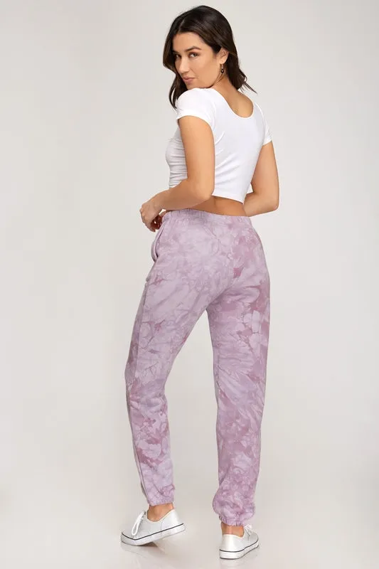 She   Sky Lounge Sweatpants - Misty Mauve