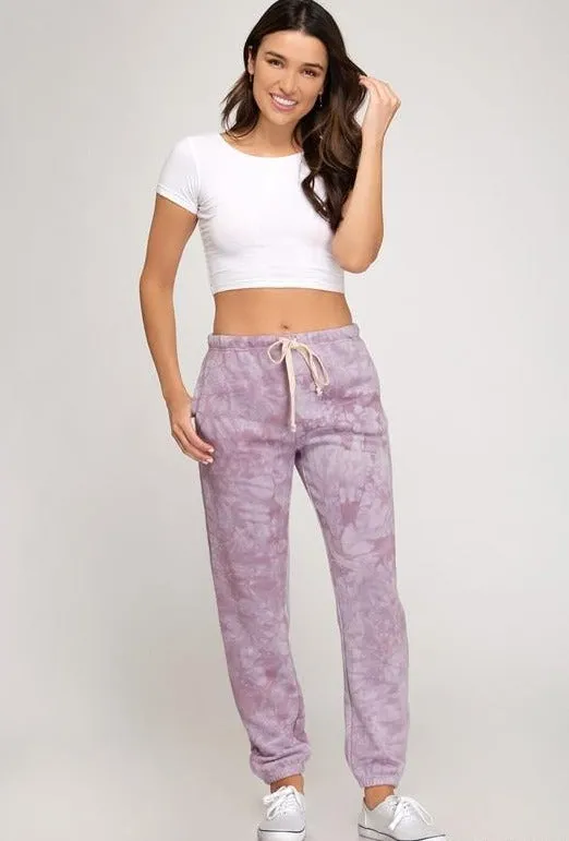 She   Sky Lounge Sweatpants - Misty Mauve